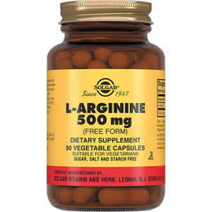 SOLGAR L-Аргинин, капсулы 500 мг № 50