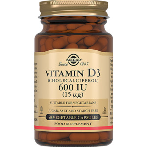 SOLGAR Витамин D3 600 МЕ, капсулы № 60