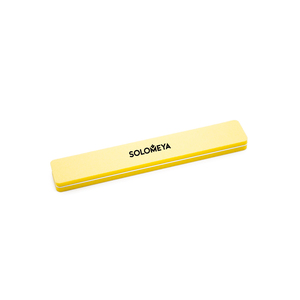 SOLOMEYA Буффер-шлифовщик 100/180, желтый / Square Sanding Sponge Yellow