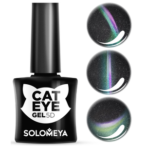 SOLOMEYA Гель-лак для ногтей Кошачий глаз, 3 Сфинкс / 5D Vip Cat Eye Sphynx 5 мл