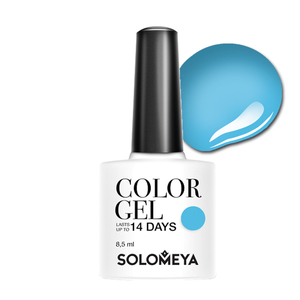 SOLOMEYA Гель-лак для ногтей SCG078 Голубое небо / Color Gel Blue Sky 8,5 мл