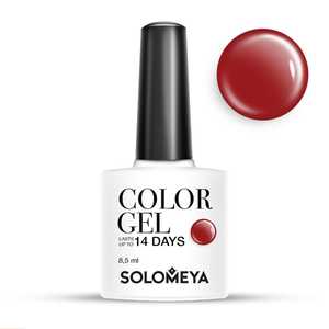 SOLOMEYA Гель-лак для ногтей SCG138 Бордо / Color Gel Bordeaux 8,5 мл