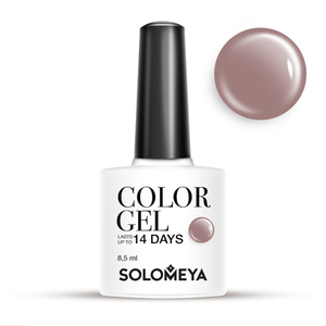 SOLOMEYA Гель-лак для ногтей SCG145 Темно-серый / Color Gel Taupe 8,5 мл