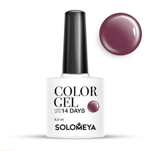 SOLOMEYA Гель-лак для ногтей SCG162 Красно-фиолетовый / Color Gel Red-Violet 8,5 мл