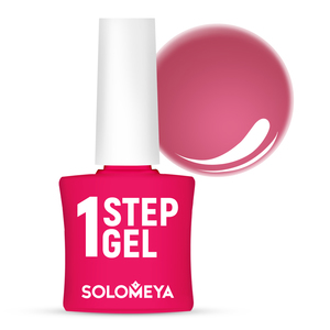 SOLOMEYA Гель-лак однофазный для ногтей, 10 кармин / One Step Gel Carmine 5 мл