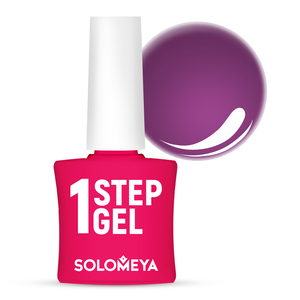 SOLOMEYA Гель-лак однофазный для ногтей, 22 слива / One Step Gel Plum 5 мл