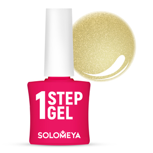 SOLOMEYA Гель-лак однофазный для ногтей, 37 золото / One Step Gel Gold 5 мл