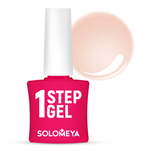 SOLOMEYA Гель-лак однофазный для ногтей, 3 персик / One Step Gel Peach 5 мл
