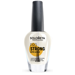 SOLOMEYA Основа укрепляющая с лимоном для мягких, тонких и слоящихся ногтей / Pro Strong with Lemon 14 мл