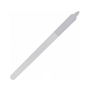 STALEKS Пилка лазерная для ногтей прямая с ручкой 155 мм / Expert 11