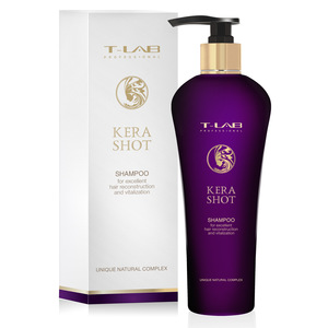 T-LAB PROFESSIONAL Шампунь восстанавливающий с кератином для волос / Kera Shot 250 мл