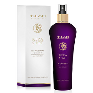 T-LAB PROFESSIONAL Спрей активный для реконструкции и витализации волос / Kera Shot 250 мл