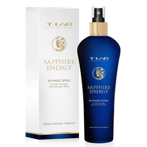 T-LAB PROFESSIONAL Спрей энергетический двухфазный для плотности и силы волос / Sapphire Energy 250 мл