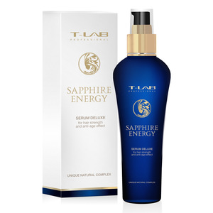T-LAB PROFESSIONAL Сыворотка несмываемая для блеска, силы и защиты волос / Sapphire Energy 130 мл
