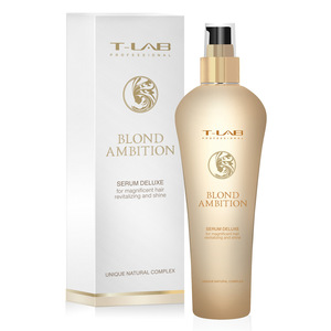 T-LAB PROFESSIONAL Сыворотка несмываемая для ревитализации и блеска осветленных волос / Blond Ambition 130 мл