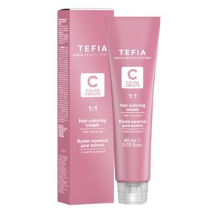 TEFIA 4.8 краска для волос, брюнет шоколад / Color Creats 60 мл