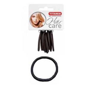TITANIA Резинки для волос, серые 5 см 9 шт/уп 7810