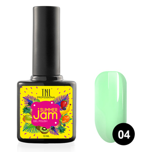TNL PROFESSIONAL 04 гель-лак для ногтей, неоновый светло-зеленый / Summer Jam 10 мл