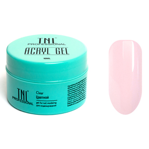 TNL PROFESSIONAL Акрил-гель камуфлирующий для моделирования ногтей, натуральный розовый / Acryl Gel 18 мл
