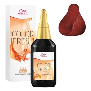 WELLA PROFESSIONALS 7/44 краска оттеночная для волос, блонд красный интенсивный / Color Fresh 75 мл