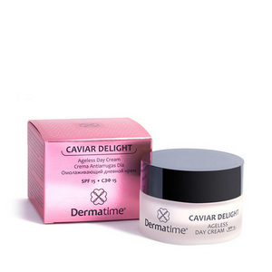Омолаживающий дневной крем SPF-15 "Caviar Delight", 50 мл (Dermatime)