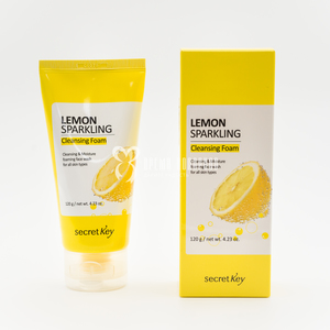 Пенка для умывания с экстрактом лимона SECRET KEY LEMON SPARKLING CLEANSING FOAM 120ml