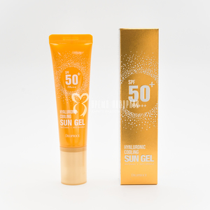 Солнцезащитный гель с гиалуроновой кислотой DEOPROCE Hyaluronic Cooling Sun Gel SPF 50+ PAA+++ 50g