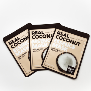 Тканевая маска для лица с экстрактом кокоса REAL COCONUT ESSENCE MASK 23мл